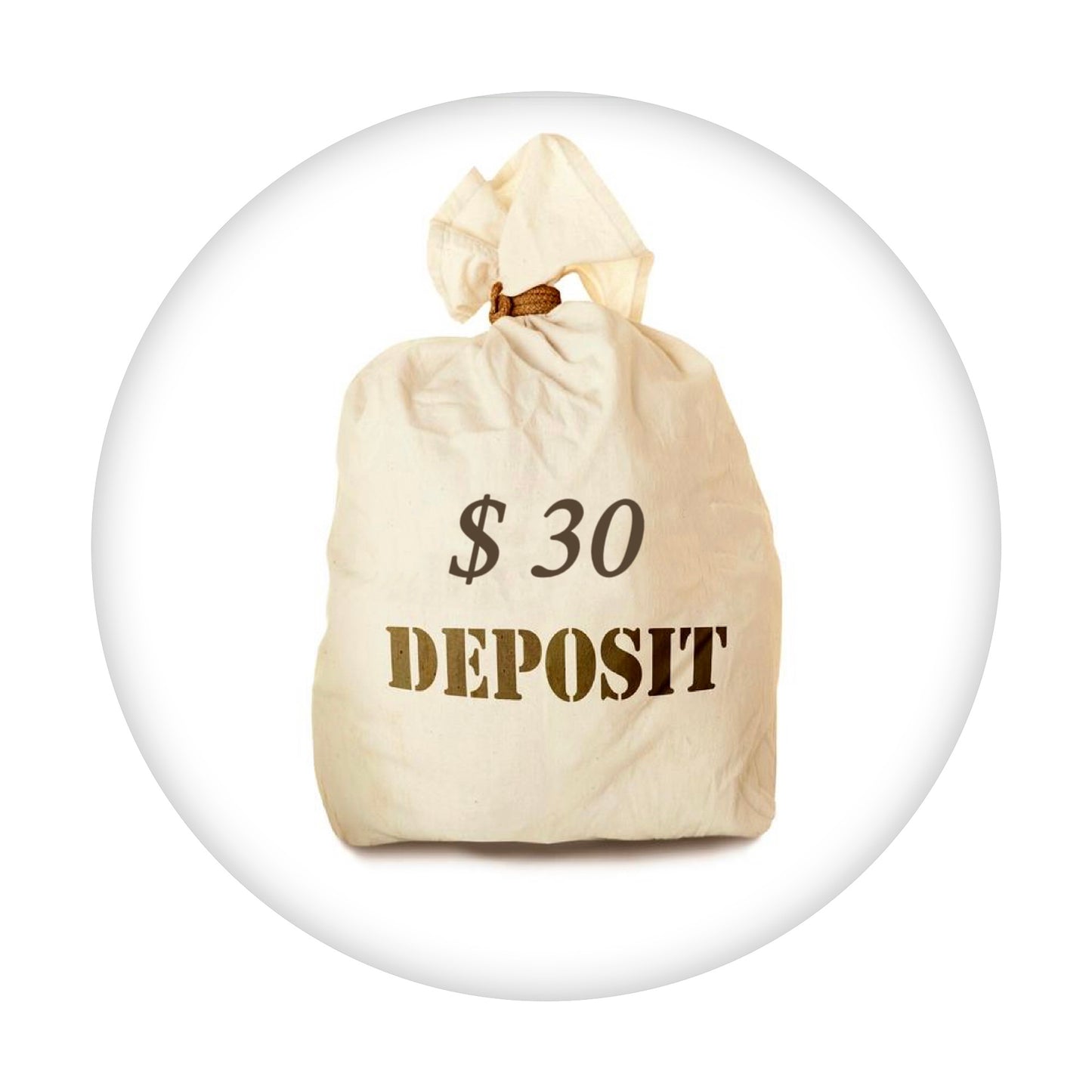 Deposit to open basket here